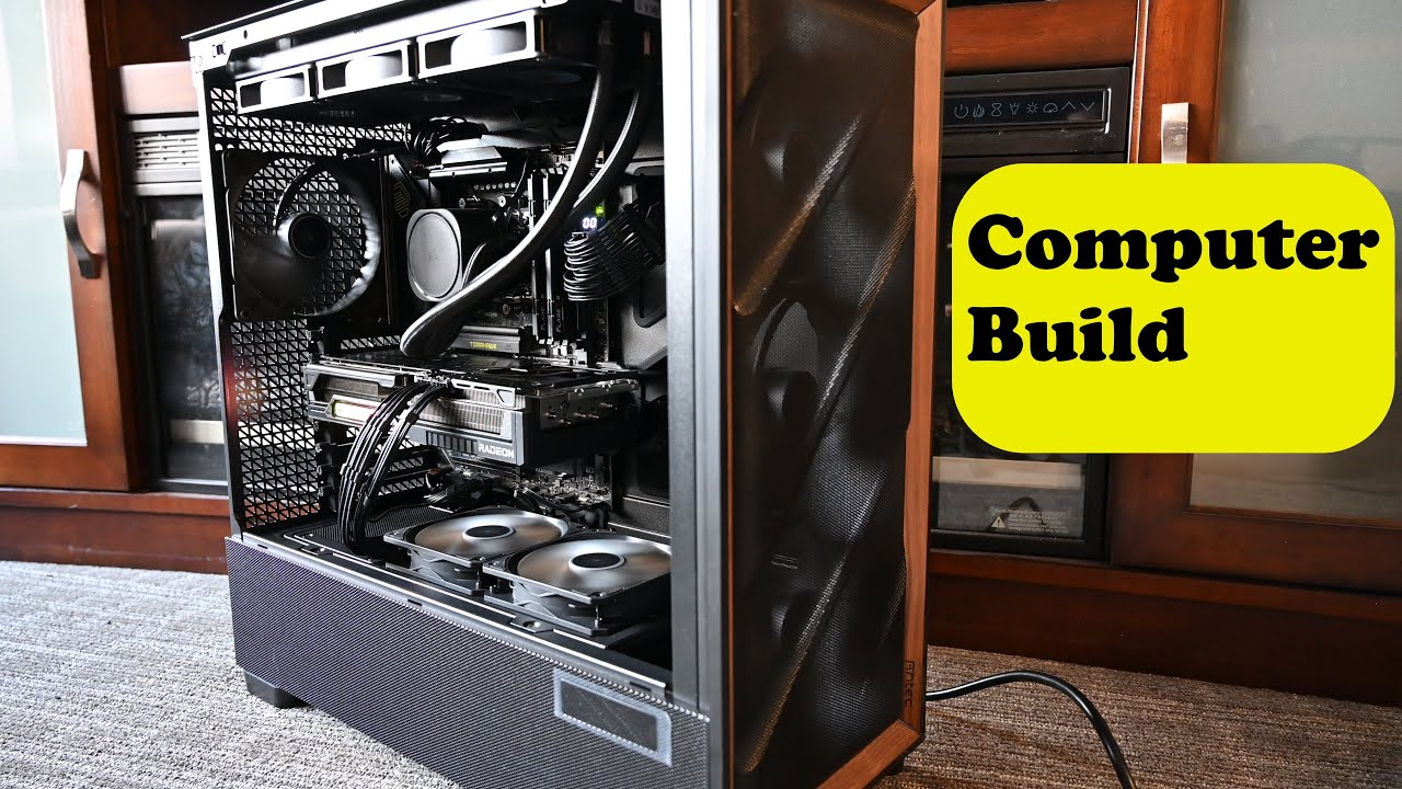 Pc Build Process Class Full PC Build Process: CPU, GPU, and Cooling Installation - YouTube