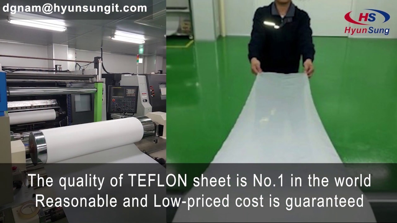 Fluorine resin PTFE Sheet manufacturing Company YouTube