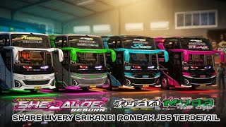 LIVERY SRIKANDI ROMBAK JB5 ASYROF & QQ TRANS TERBARU | BUSSID 4.5.2