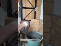 Perfect Indoor Brick Wall Installation! Satisfying Masonry Build #Construction #Brickwork #DIY