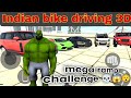 Hulk in Indian bike driving 3D|mega ramp challenge 😱| #video #indianbikedriving3d #gaming #trending