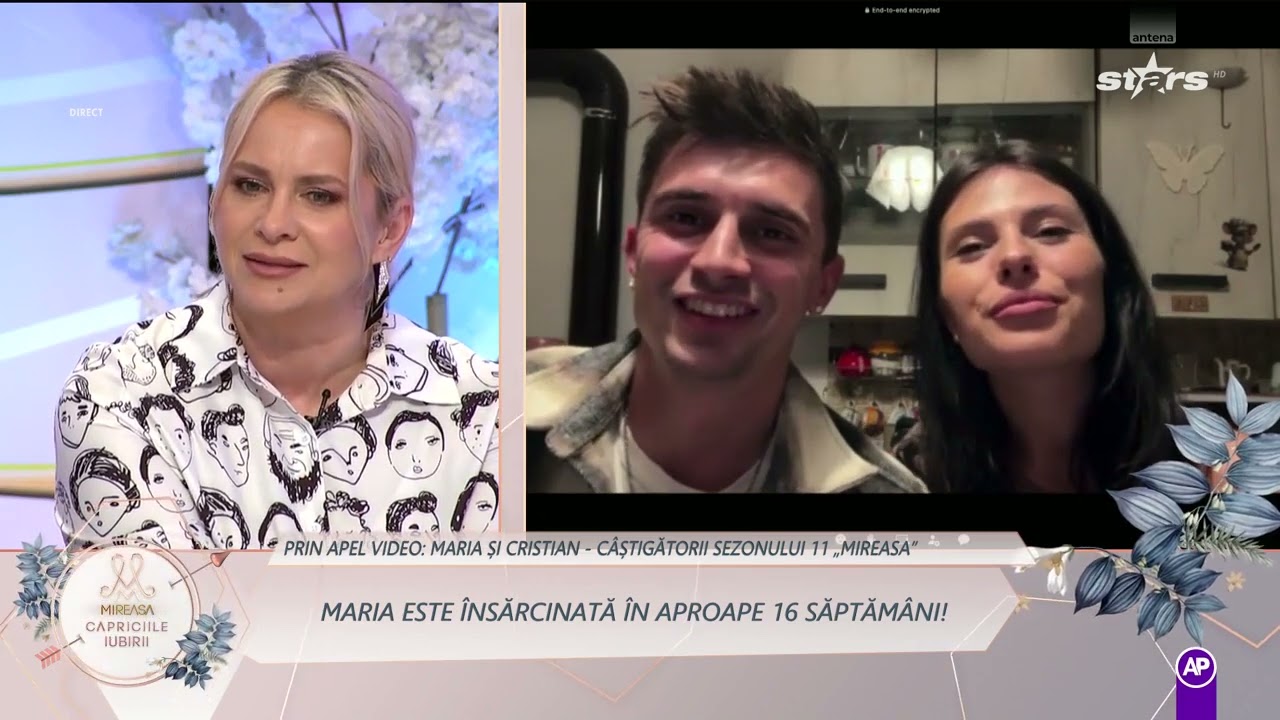 Maria și Cristian, câștigătorii sezonului 11 Mireasa, așteaptă un copil