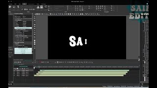 how to create Pop Up text effect with VSDC Free and Pro video editor | Saif Edits
