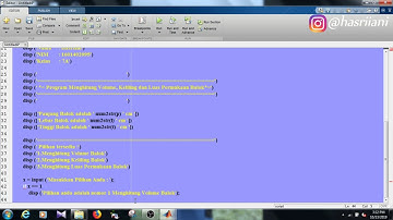Program Menghitung Volume , Keliling dan Luas Permukaan Balok Menggunakan Aplikasi Matlab