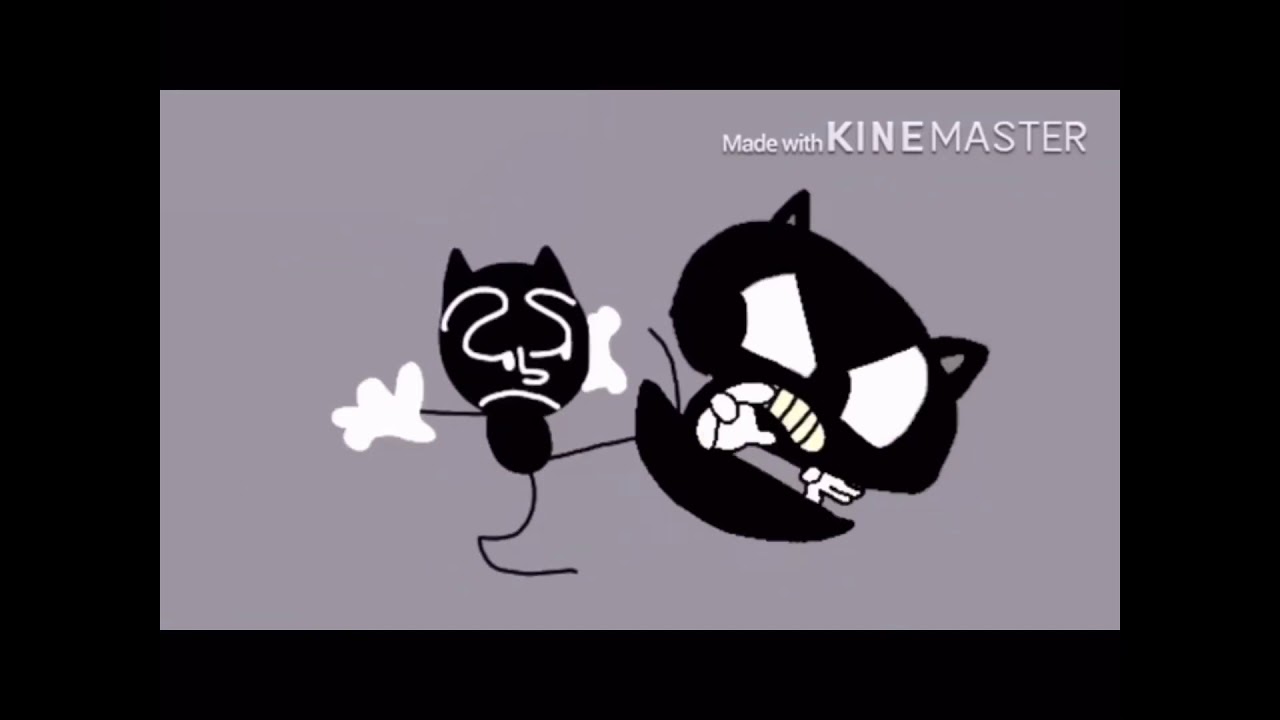 Big Headed Cartoon Cat Vs Lenny Cat Youtube