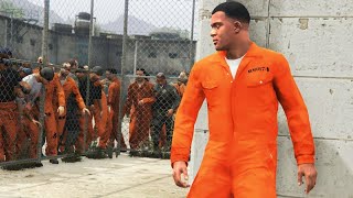 GTA 5 - ESCAPE The PRISON in a ZOMBIE Outbreak! | Zombie ATTACK in GTA 5