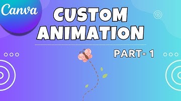 Custom Animation in Canva - Part 1 | Create a Beautiful Nature Scene with Butterfly Animation #canva