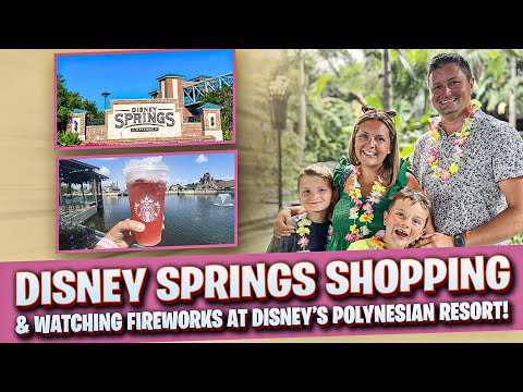 Florida Vlog 2022 | Disney Springs shopping ALONE | Fireworks at Disney’s Polynesian Resort!