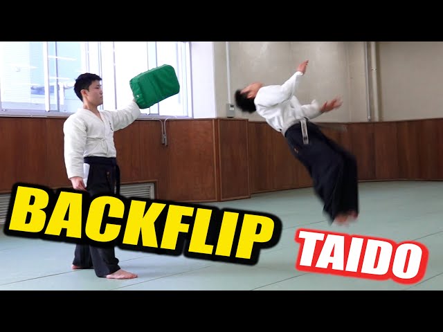 Budo Master teaches BACKFLIP【TAIDO】