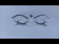 how to draw close eye realistic
