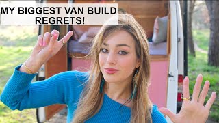 Revealing my BIGGEST Van Build REGRETS!