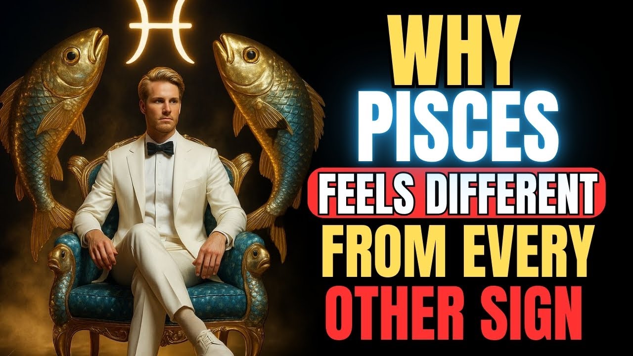 ♓✨ Why Pisces Feels So Different From Every Other Zodiac Sign — The Deep Spiritual Truth Behind It