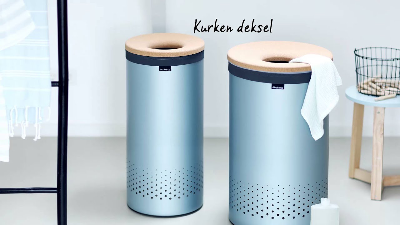 Signaal Ellendig cijfer Brabantia Wasbox 60L, Kurken Deksel | Laundry in Style | Brabantia - YouTube