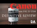 Canon RF 70-200mm F4L IS USM Definitive Review | 4K