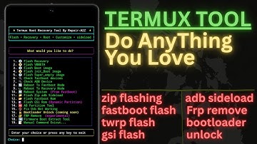 Setup Termux For Install Twrp , Fastboot rom , Gsi etc