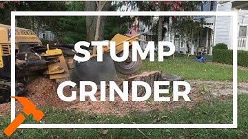 First Time with a Stump Grinder