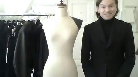 Draping Tutorial by bespoke tailor Sten Martin - HD
