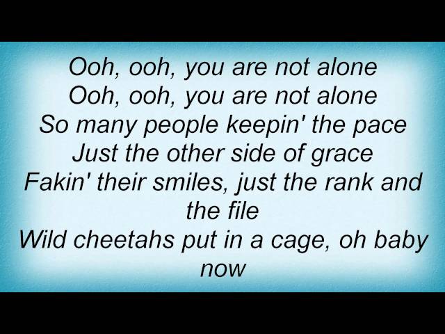 Live - You Are Not Alone Lyrics class=