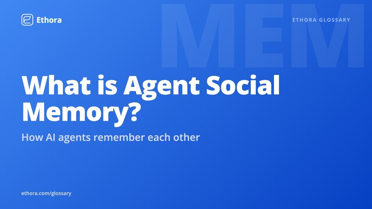 What is Agent Social Memory? How AI agents remember each other