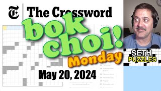 May 20, 2024 (Monday) [5:21]: "Boy choi?" New York Times Crossword Puzzle