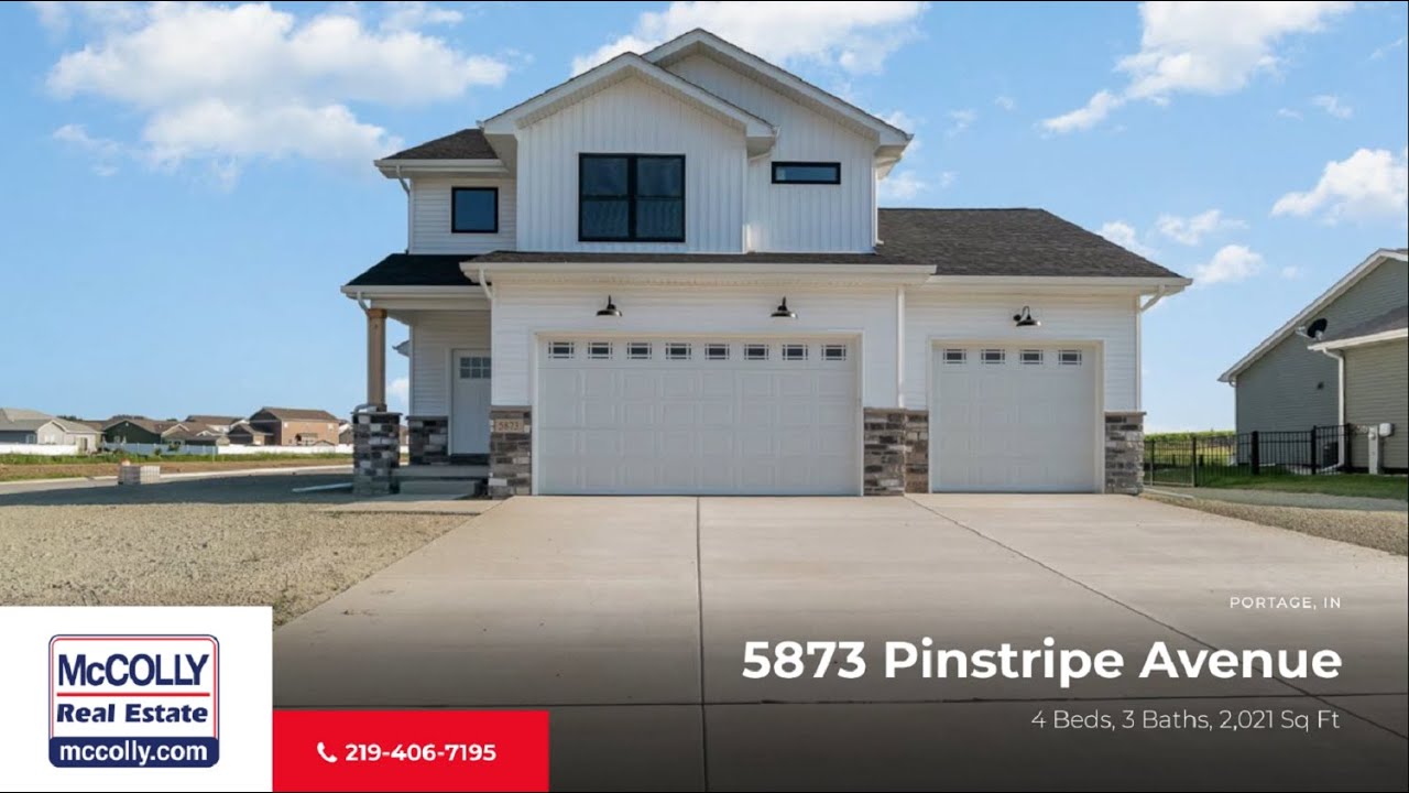 5873 Pinstripe Avenue, Portage, IN MLS 534677 McColly YouTube
