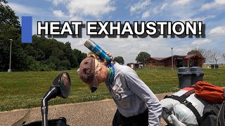 Dropping a Motorcycle and Surviving the HEAT!  1100 miles in 3 days