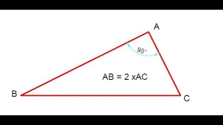 قانون مساحة المثلث قائم الزاوية
