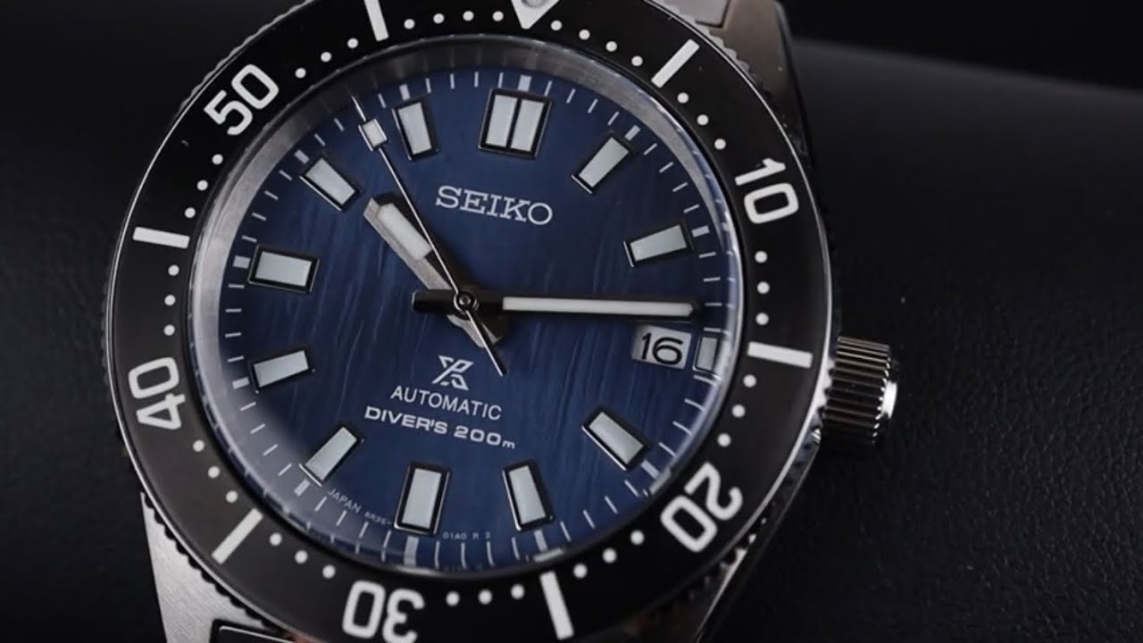 Seiko 62MAS SPB297 Save the Ocean Deep Blue! - YouTube