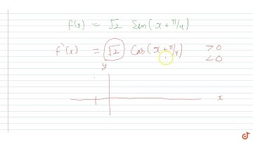 Find the interval in which function f(x) = sin x + cos x is strictly increasing or decreasing.