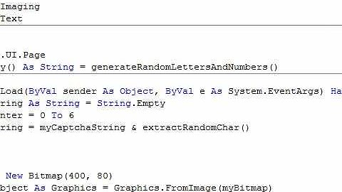 How to Generate Captcha in ASP .NET Part 3 of 4