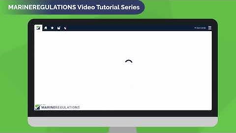 MARINEREGULATIONS Video Tutorials - Keep up to date with regulations