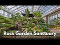 Japanese Rock Garden Inside a Glasshouse Concept: Tranquility Under Glass