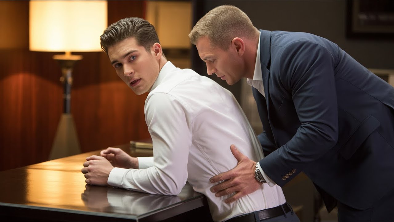 Boss pinged “come upstairs” - undid my zipper and pushed me over the desk - Gay Romance