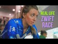 Zwift national championship race in real life