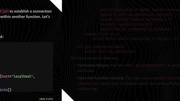 Resolving Python MySQL Connector AttributeError: Understanding Connection Initialization