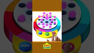 Learn Colors For Kids With Dancing Balls #shorts #colors #educational