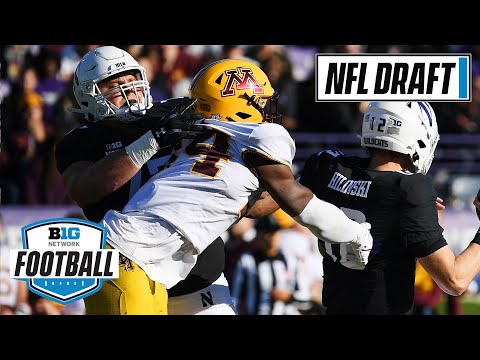 Highlights: Minnesota LInebacker Boye Mafe | Big Ten Football in the 2022 NFL Draft