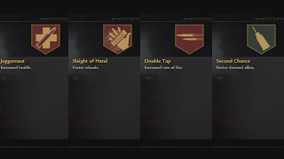 World at War zombies Original Perks Origins