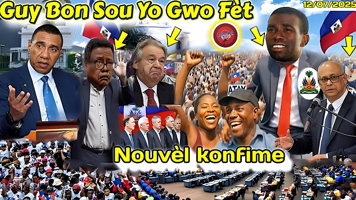 Anmwe Vin Tande Fritz Jean kap Sèmante KeSe GuyPhillipe Q Solisyon an pou OEA Nome kòmandan nou sove
