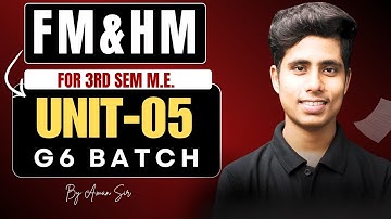 FM & HM (Fluid Mechanics & Hydraulics Machinery) | Mahamarathon | Mechanical engineering By Aman Sir