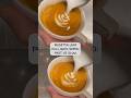Latte Art Rosetta: Pull Back Fast VS Slow #shorts #latteart #tutorial
