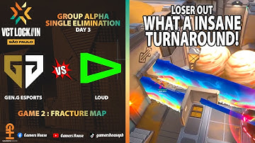 GEN.G ESPORTS vs LOUD - GAME 2 HIGHLIGHTS | VCT2023 - FRACTURE MAP | VCT Lock // In - Sao Paulo