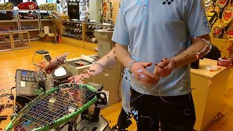 Time Lapse: How to String a Head Extreme 135 Squash Racquet (John Saxon)