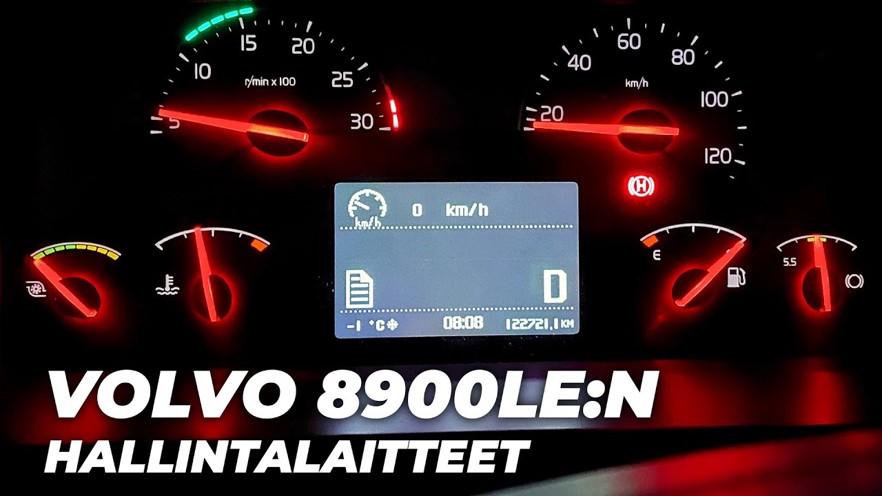 🚍 Volvo 8900LE-telibussin hallintalaitteiden esittely