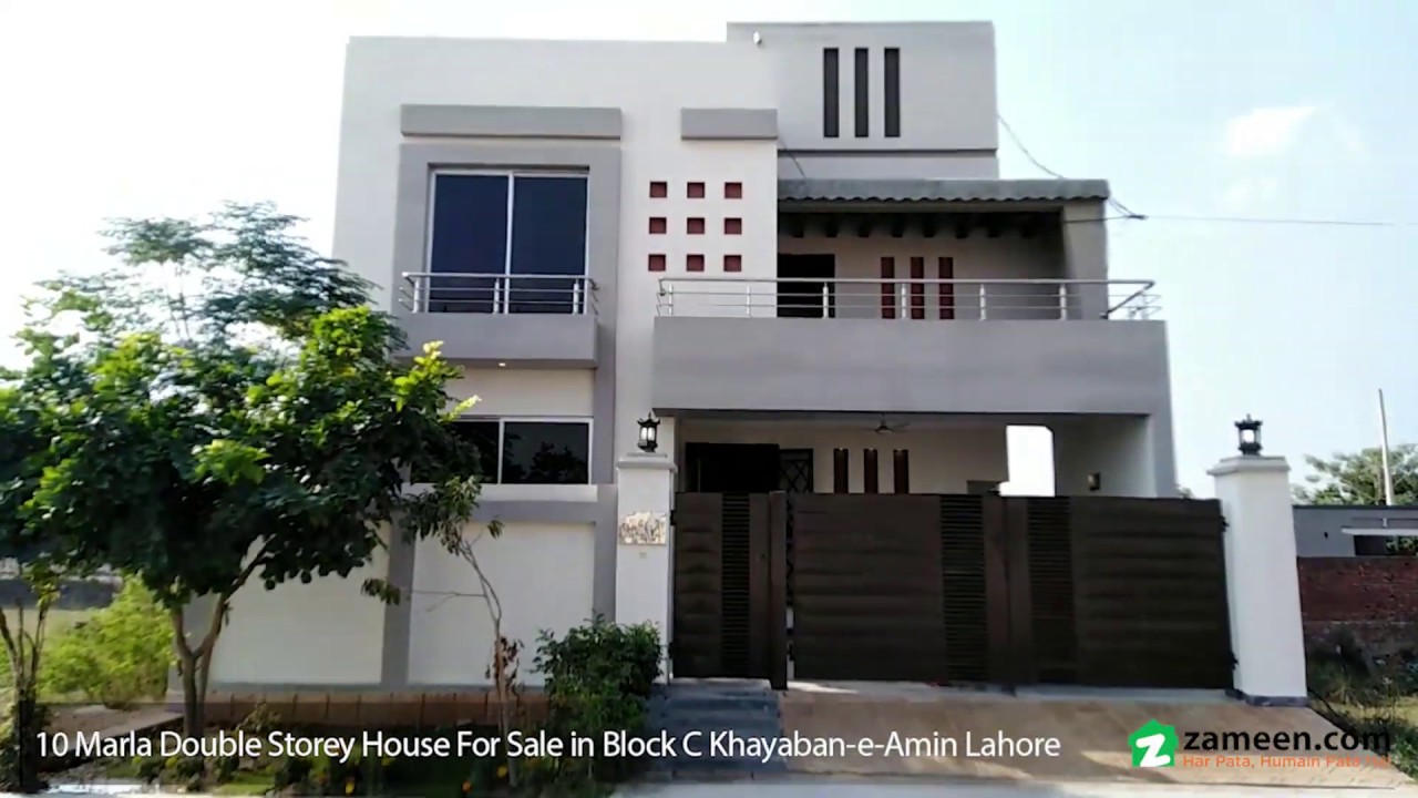 10 MARLA DOUBLE STOREY HOUSE FOR SALE IN BLOCK C KHAYABAN E AMIN LAHORE
