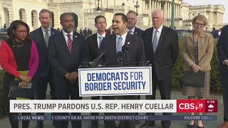 Donald Trump pardons Texas Democrat Henry Cuellar