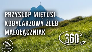 Szlak - Przysłop Miętusi - Kobylarzowy Żleb - Małołączniak - całe wejście w 360°