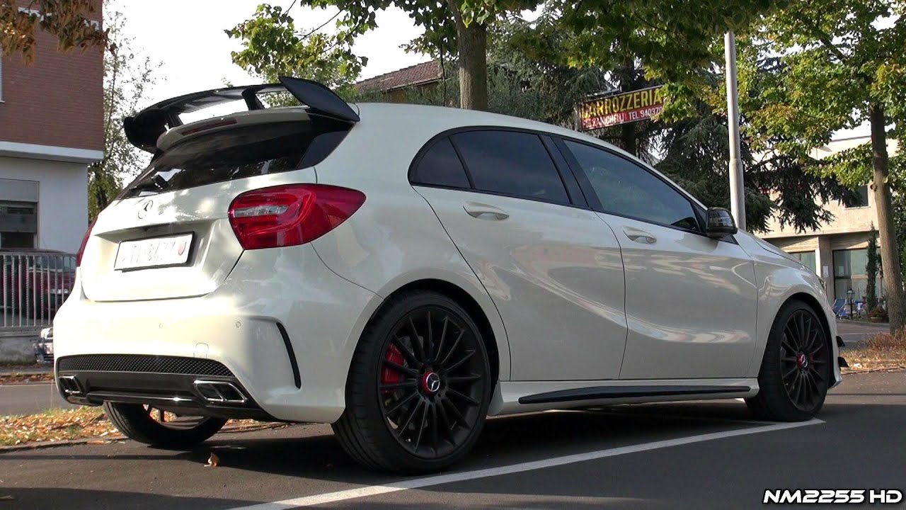 Mercedes A45 AMG Start Up, Rev and Accelerate - YouTube