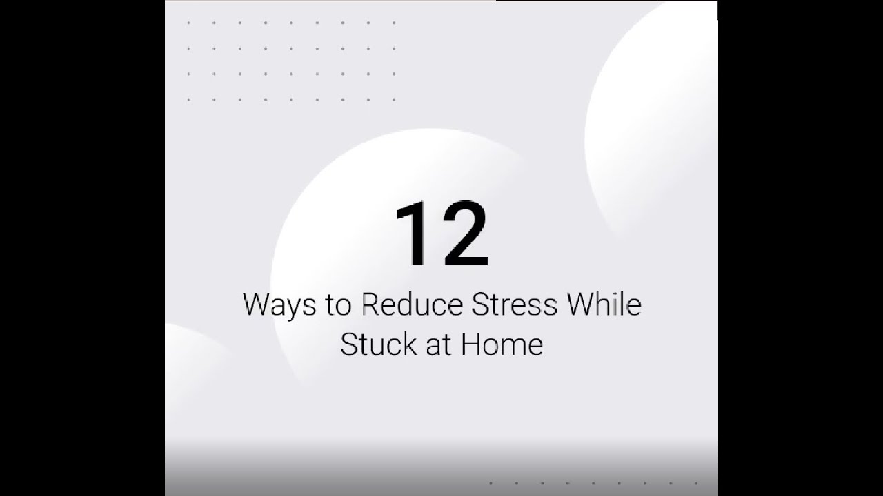 12 ways to reduce Stress at Home - YouTube