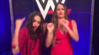 The Bella Twins Dancing To Mark Henrys Theme Song